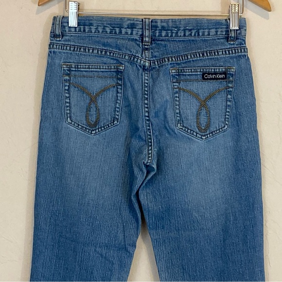 Calvin Klein Bootcut Low Rise Jeans 4 - Picture 4 of 9